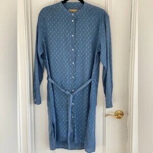 ✨Beautiful Rose and Rose London Metallic Cotton Tunic Dress - Sz Large